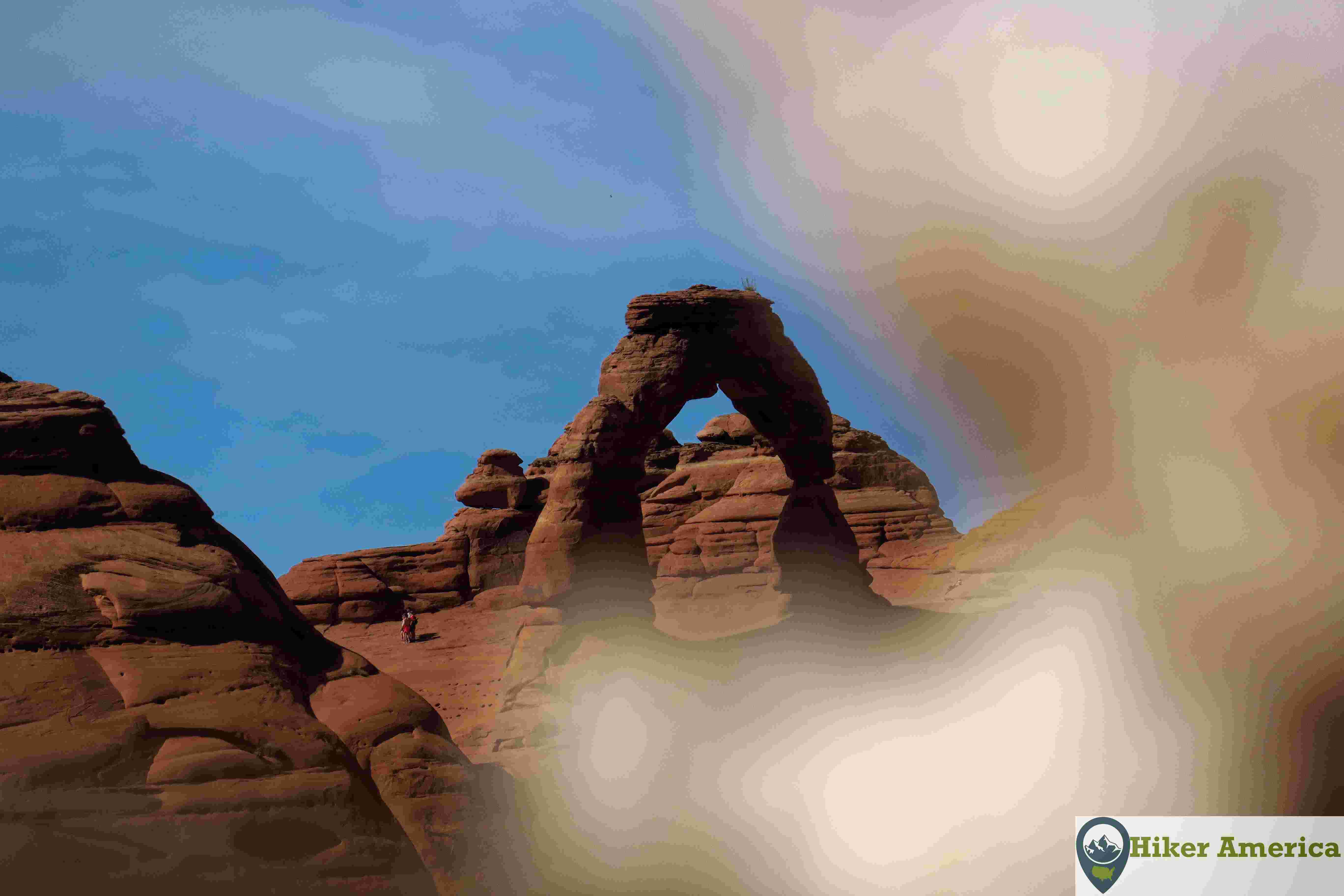 Another interesting view of Delicate Arch.